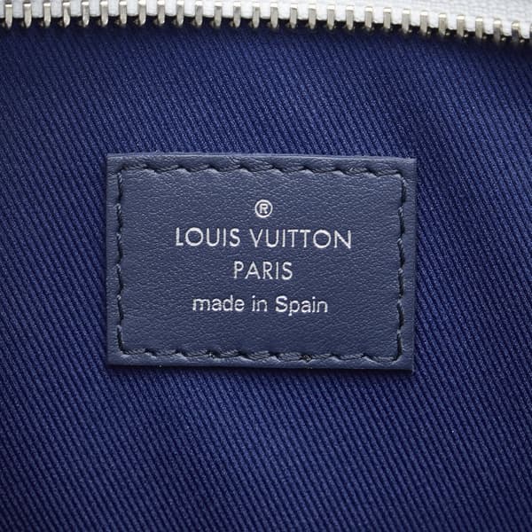 Pre-owned Louis Vuitton Monogram Watercolor Weekend Tote PM Blue