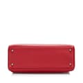 Miniatyrbillede 4 af 10: Pre-owned Hermès Togo Kelly 35 Red