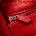 Miniatyrbillede 8 af 10: Pre-owned Hermès Togo Kelly 35 Red