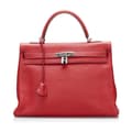 Miniatyrbillede 1 af 10: Pre-owned Hermès Togo Kelly 35 Red