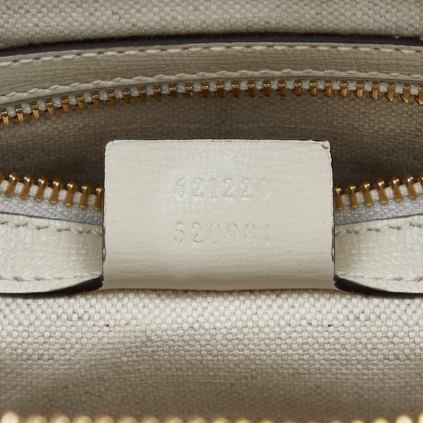Pre-owned Gucci Small GG Supreme Horsebit 1955 Satchel Brown