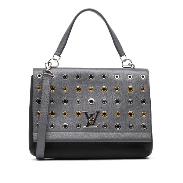 Pre-owned Louis Vuitton Eyelet LockMe II Gray