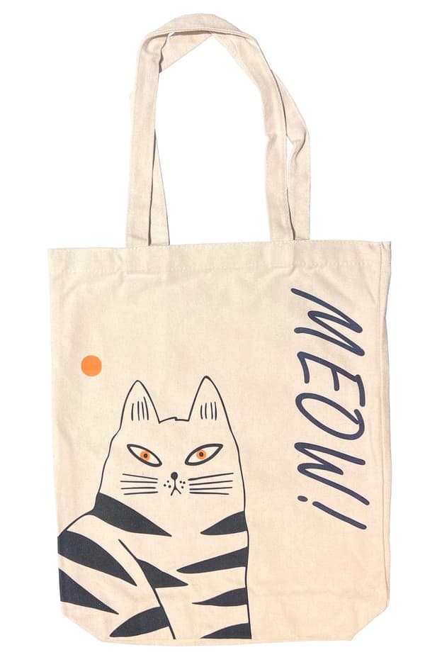 Väska Canvas Katt Meow 35x45 cm