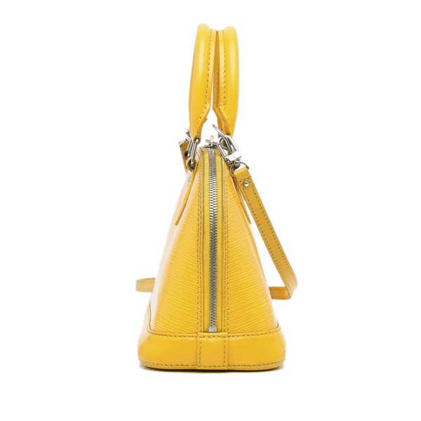 Pre-owned Louis Vuitton Epi Alma BB Yellow