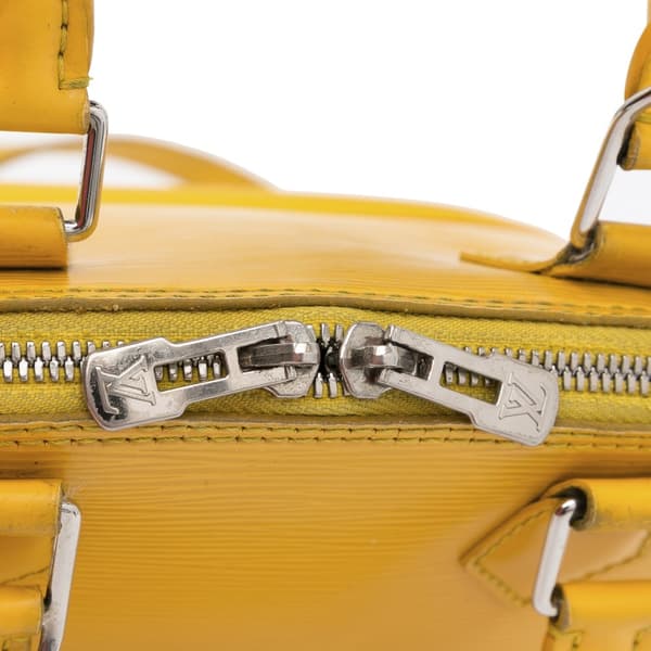 Pre-owned Louis Vuitton Epi Alma BB Yellow