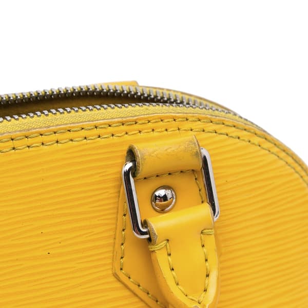 Pre-owned Louis Vuitton Epi Alma BB Yellow