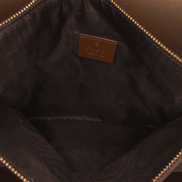 Pre-owned Gucci GG Supreme Azalea Box Bag Brown