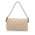 Pikkukuva 4 / 10: Pre-owned Fendi Zucca Wool Selleria Baguette Brown