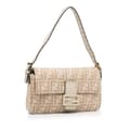 Pikkukuva 2 / 10: Pre-owned Fendi Zucca Wool Selleria Baguette Brown