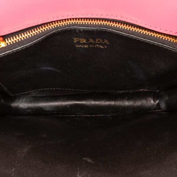 Pre-owned Prada Belle Satchel Pink