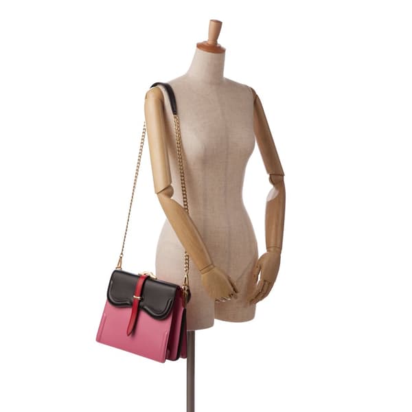 Pre-owned Prada Belle Satchel Pink