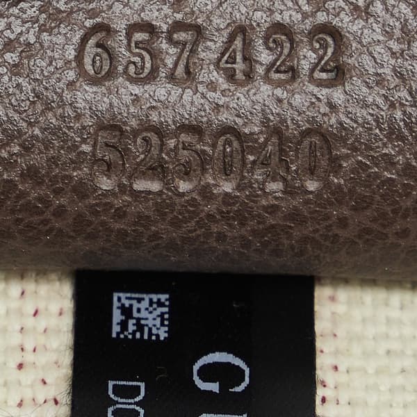 Pre-owned Gucci Small Web Foldable Tote White