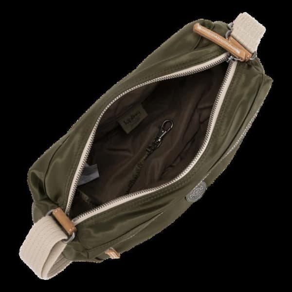 kipling Edgeland Eyes Wide Open Senra Small Crossbody Elevated Green [62228]