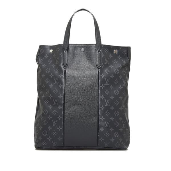 Pre-owned Louis Vuitton Taigarama Outdoor Tote  Black