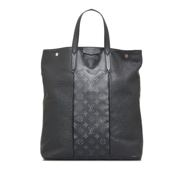 Pre-owned Louis Vuitton Taigarama Outdoor Tote  Black