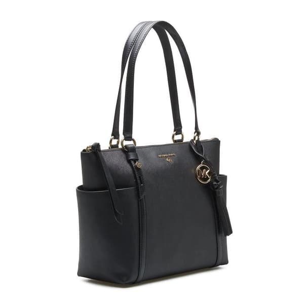 Handväska - MICHAEL KORS - Nomad - Saffiano-läder - Svart - Dragkedja