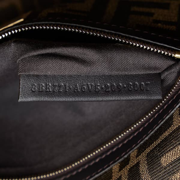 Pre-owned Fendi Fendi Zucca Beguette Brown