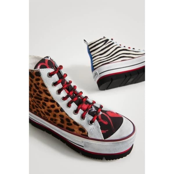 Desigual Crush Animal Print damsneakers - leopard - 39