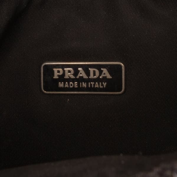 Pre-owned Prada Mini Tessuto Re-Edition 2000 Shoulder Bag Black