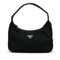 Miniatyrbilde 1 av 10: Pre-owned Prada Mini Tessuto Re-Edition 2000 Shoulder Bag Black