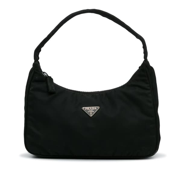 Pre-owned Prada Mini Tessuto Re-Edition 2000 Shoulder Bag Black