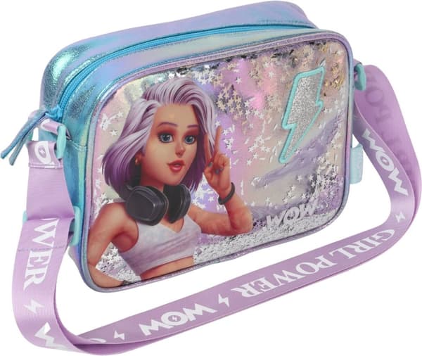 WOW Generation Håndtaske Glitter Lilla