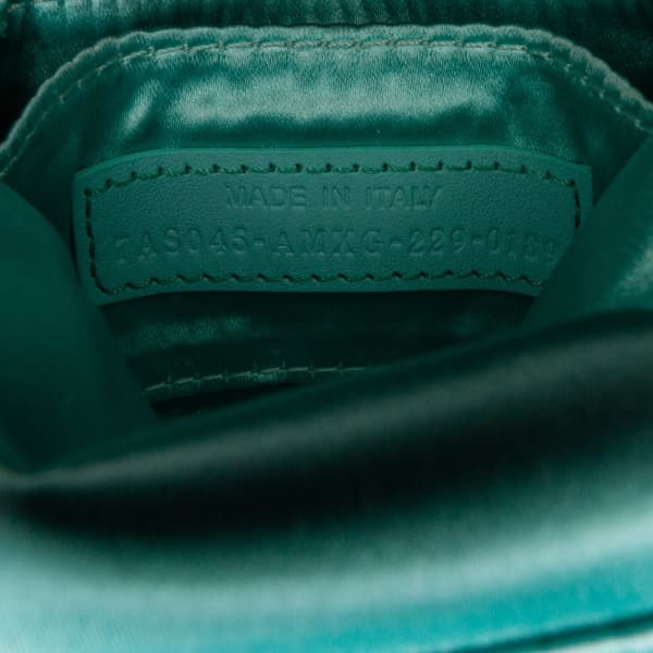 Pre-owned Fendi x Nano Tiffany Satin Baguette Blue