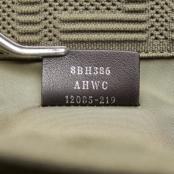 Pre-owned Fendi Medium Zucca Sunshine Shopper Canvas Tote Green