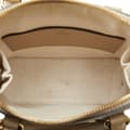 Miniatyrbillede 5 af 10: Pre-owned Gucci Mini GG Supreme Horsebit 1955 Satchel Brown