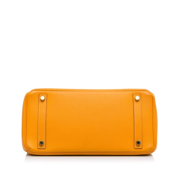 Pre-owned Hermès Epsom Birkin Retourne 30 Orange