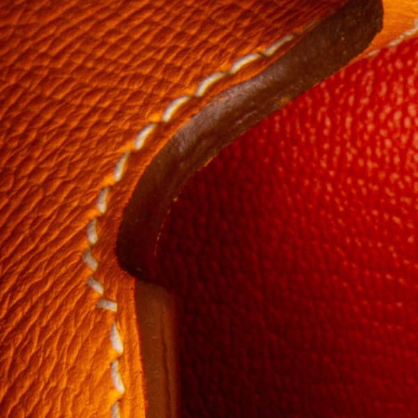Pre-owned Hermès Epsom Birkin Retourne 30 Orange