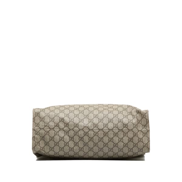 Pre-owned Gucci GG Supreme Neo Vintage Soft Tote Brown
