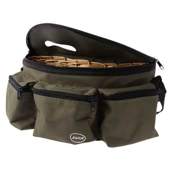 Evia Midjepaket Canvas Solod Grönt 36 x 20 x 15 cm