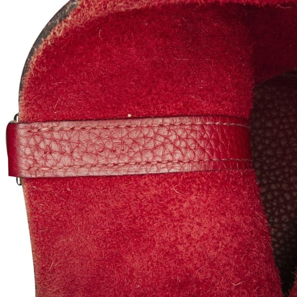 Pre-owned Hermès Clemence Picotin Lock 18 Red