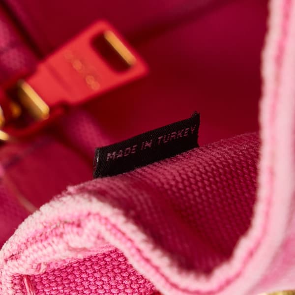 Pre-owned Prada Small Canvas Canapa Logo Satchel Pink