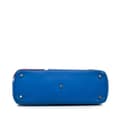 Miniatyrbild 5 av 10: Pre-owned Dior Medium Embroidered Diorissimo Satchel Blue