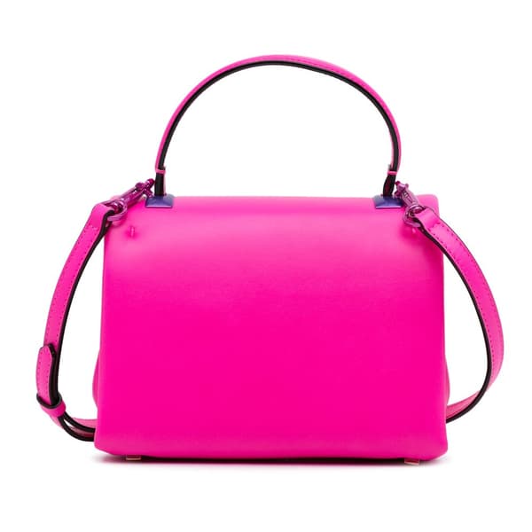 Pre-owned Valentino Mini One Stud Satchel Pink