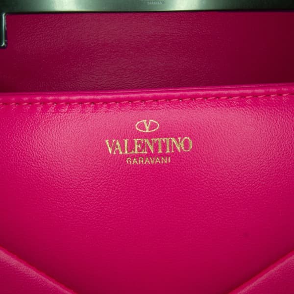 Pre-owned Valentino Mini One Stud Satchel Pink