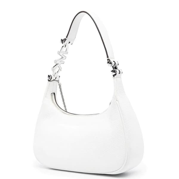 Michael Kors Skuldertaske Pebble Emb Hvid