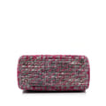 Miniatyrbild 4 av 10: Pre-owned Dior Medium Tweed Macrocannage Lady Dior Pink