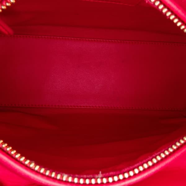 Pre-owned Dior Medium Tweed Macrocannage Lady Dior Pink