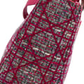 Miniatyrbild 10 av 10: Pre-owned Dior Medium Tweed Macrocannage Lady Dior Pink