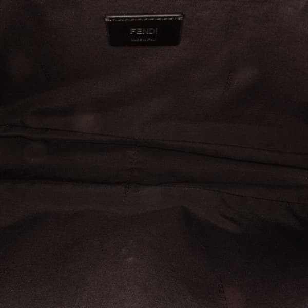 Pre-owned Fendi Large Zucca Canvas Convertible Belt Baguette Brown