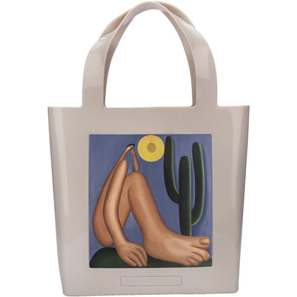 Melissa Raahata Laukku Canva + Tarsila Do Amaral Beige