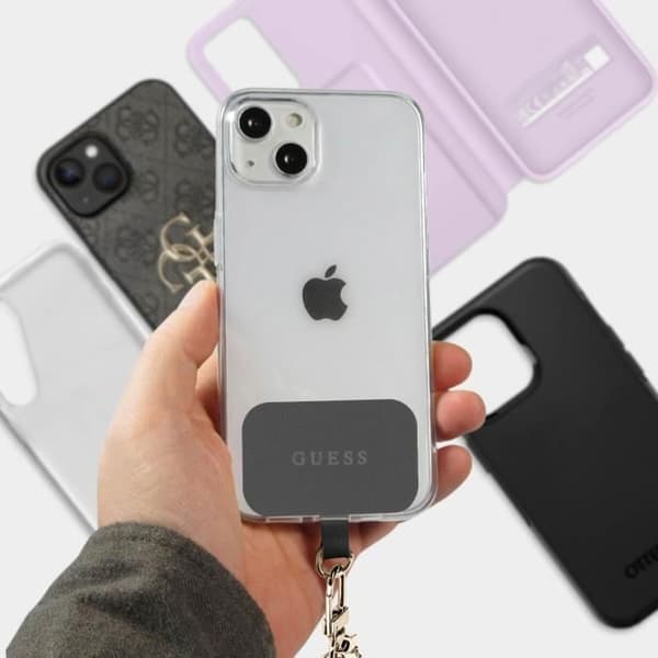 Smartphone Axelrem Sladd Längd 150cm med Universal Hook Guess Ljusbrun