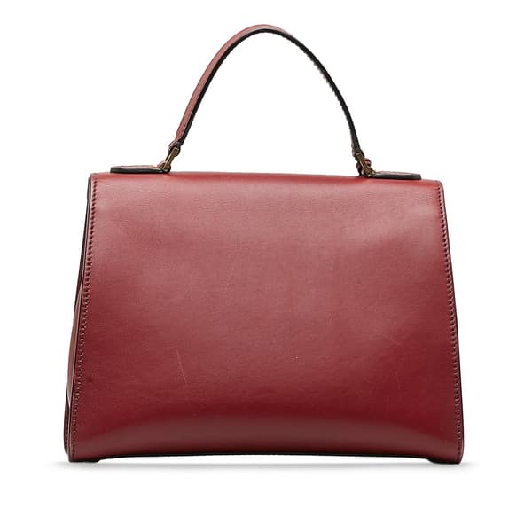Pre-owned Dior DiorAddict Top Handle Bag Red