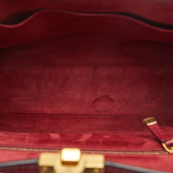 Pre-owned Dior DiorAddict Top Handle Bag Red
