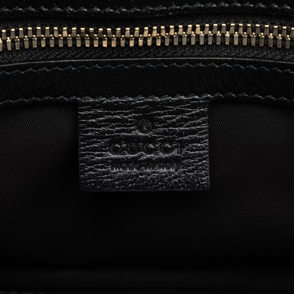 Pre-owned Gucci GG Econyl Off The Grid Convertible Tote Black