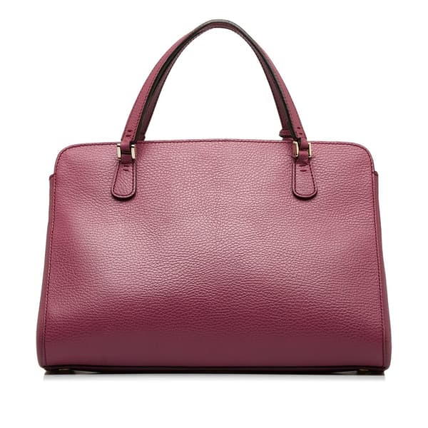 Pre-owned Gucci Lady Dollar Satchel Pink