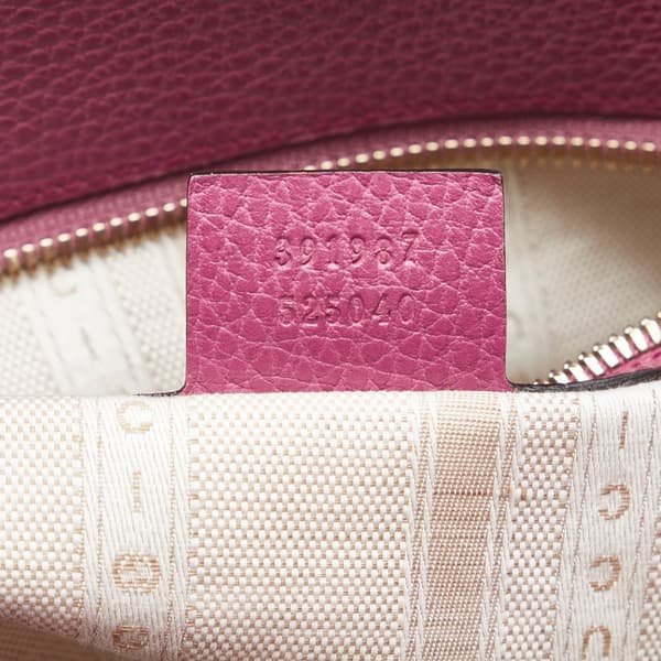 Pre-owned Gucci Lady Dollar Satchel Pink